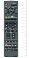 ����� �������������� ���������� ��� PANASONIC EUR7651110   viera