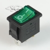 ������������� KCD1-B2 (KCD1-B2101N11GK) (���������� KCD7) 6A 3pin GREEN  light	