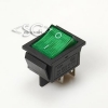 ������������� KCD4-201 (KCD4-201N11CGKA) 16A 4pin GREEN light	